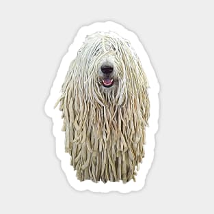 Komondor Dog Dreadlocks Sticker